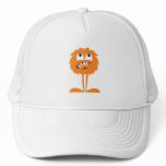 funny orange furry monster hats