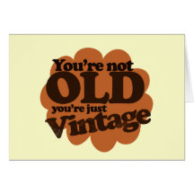 Funny over the hill birthday greeting cards
