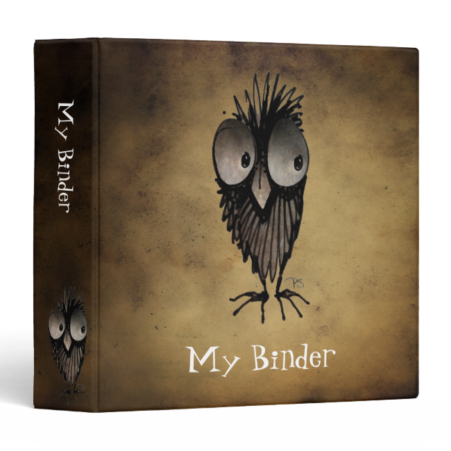Funny Owl Binder Funny Owl Binder