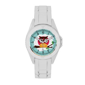 Funny Owl Cartoon Watches