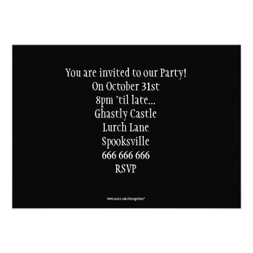 Funny Owl Custom Invitation