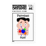 Funny paintball stamps