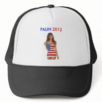 Funny Palin 2012 Apparel(Palin t shirt,anti obama) Trucker Hat