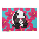 Funny Panda Bear Beach Bum Cool Sunglasses Tropics Towel