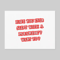 Funny Paramedic Pick-Up Line Post Cards