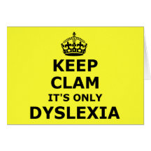 Funny parody keep clam and carry on greeting cards