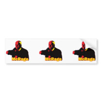 Funny Parody McCain McRage Temper, Funny Parody... bumper stickers by doonidesigns Funny Parody McCain McRage Temper, Funny Parody... bumper stickers