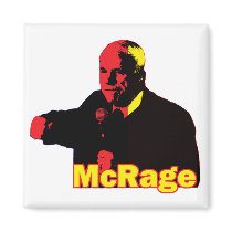Funny Parody McCain McRage Temper magnets by doonidesigns Funny Parody McCain McRage Temper magnets