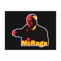 Funny Parody McCain McRage Temper postcards by doonidesigns Funny Parody McCain McRage Temper postcards