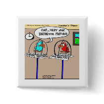 Funny Parrots Bathroom Fixtures Gifts & Tees buttons