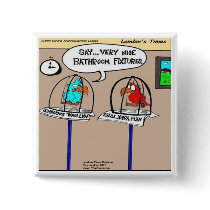 Funny Parrots Bathroom Fixtures Gifts & Tees buttons