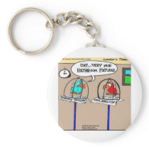 Funny Parrots Bathroom Fixtures Gifts & Tees keychains