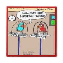 Funny Parrots Bathroom Fixtures Gifts & Tees magnets