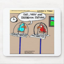 Funny Parrots Bathroom Fixtures Gifts & Tees mousepads