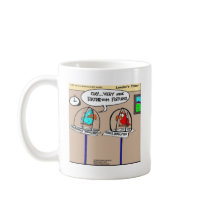Funny Parrots Bathroom Fixtures Gifts & Tees mugs