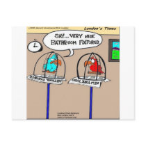 Funny Parrots Bathroom Fixtures Gifts & Tees postcards