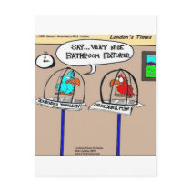 Funny Parrots Bathroom Fixtures Gifts & Tees postcards