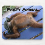 Funny Party Animal Mouse Pad