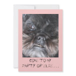 Funny party invitation