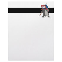 funny patriotic bad ass honey badger letterhead template