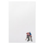 funny patriotic bad ass honey badger stationery design