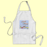 Funny Patriotic Cheese Food Cartoon Apron aprons