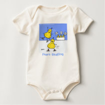 Funny Pears Figure Skating Cartoon Baby t-shirts
