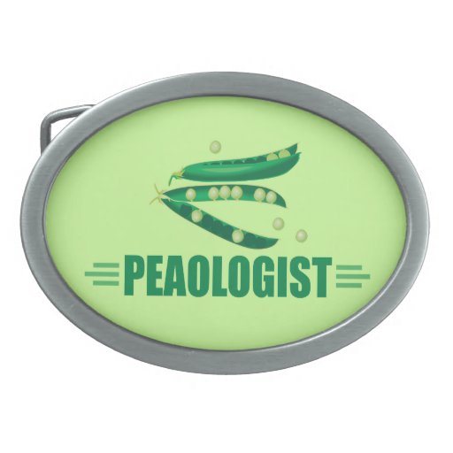 Funny Peas Oval Belt Buckles