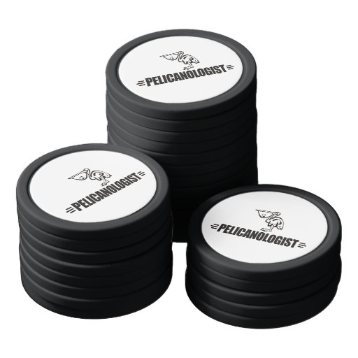 Funny Pelican Poker Chips Zazzle