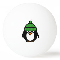 Funny penguin ping pong balls for table tennis ping pong ball