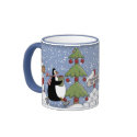 Funny Penguins - Christmas Design mugs by Christmas_Store Funny Penguins - Christmas Design mugs