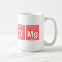 Funny Periodic table "OMG" Mug