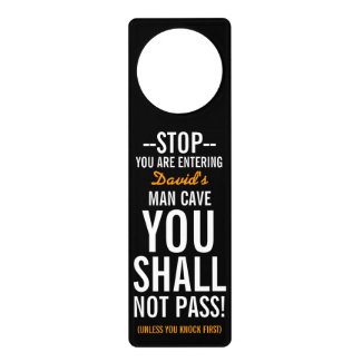 Funny Personalized Door Hanger