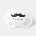 Funny Personalized Mustache Pacifier pacifiers