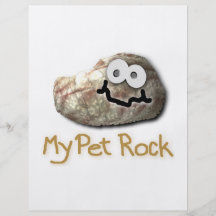 funny pet rock custom flyer
