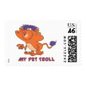 funny pet troll postage by doonidesigns funny pet troll postage