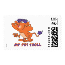 funny pet troll postage by doonidesigns funny pet troll postage