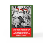 Funny photo Christmas Cards