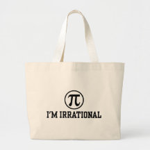 Funny Pi Canvas Bag