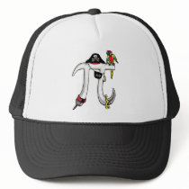 Funny Pi rate Pi Day Humor Mesh Hats