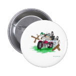 Funny picture of man on motorcycle crashing pin