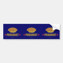 Funny Pie Bumper Sticker