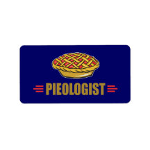 Funny Pie Personalized Address Labels