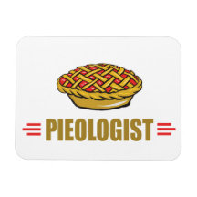 Funny Pie Rectangle Magnets