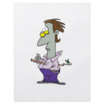 funny pierced vampire cartoon character flyers