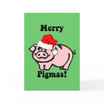 Funny pig Christmas cards by holidaysboutique Funny pig Christmas cards