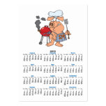 funny pig out BBQ barbecue piggy pig Business Card