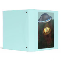 Funny Pig UFO Abduction Avery Binder by MDKgraphics Funny Pig UFO Abduction Avery Binder