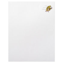 funny pignskin pig football running scared personalized letterhead