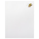 funny pignskin pig football running scared personalized letterhead